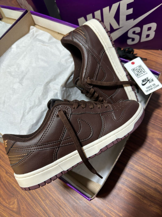 Nike Dunk Couro Marron