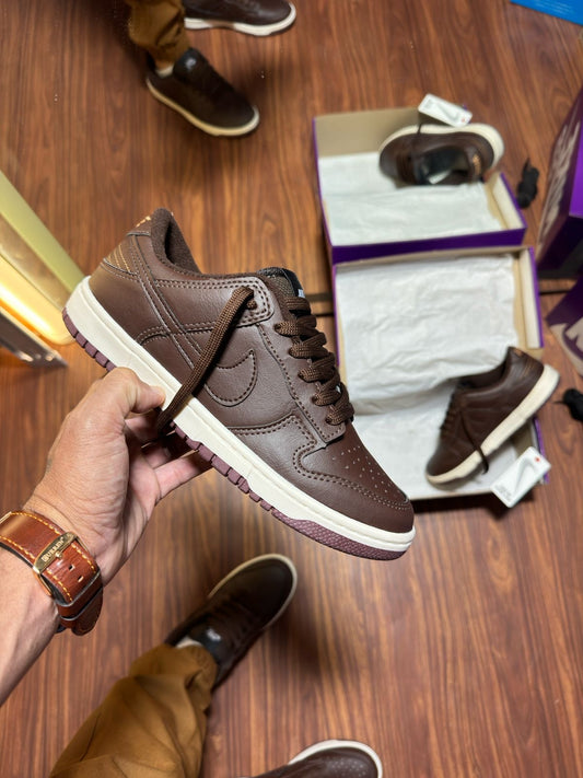 Nike Dunk Couro Marron